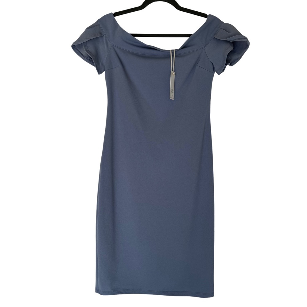 Black Swan New Off the‎ Shoulder Periwinkle Dress Size M